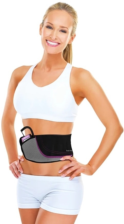 Fitnessgürtel für die Bauchmuskulatur violett - Bodi-Tek AB Toning Exercising and Firming Purple — Bild N2