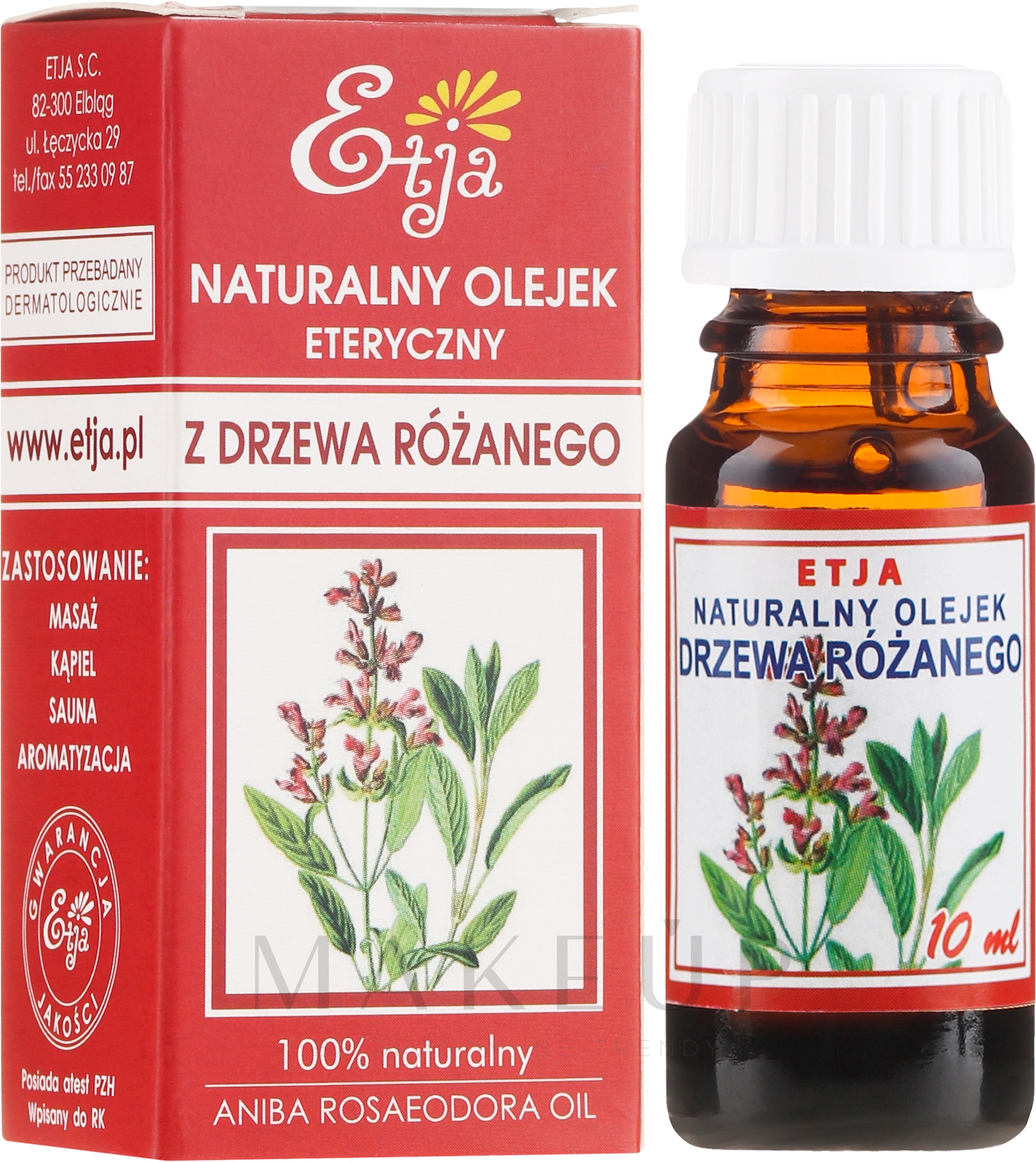 Natürliches ätherisches Rosenholzöl - Etja Natural Essential Oil — Bild 10 ml