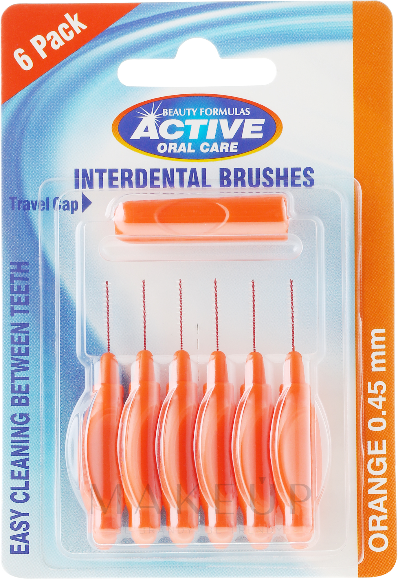Interdentalzahnbürsten 0,45 mm orange 6 St. - Beauty Formulas Active Oral Care Interdental Brushes Orange — Foto 6 St.
