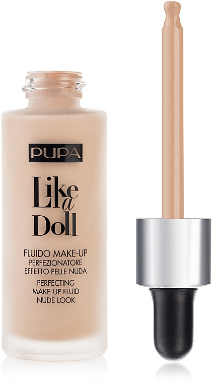 Foundation Fluid - Pupa Like a Doll Perfecting Make-up Fluid Nude Look — Bild N2