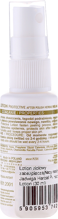 Regenerierende, schützende und beruhigende Kräuterlotion für den Körper - Jadwiga Herbal Protective Lotion — Bild N2