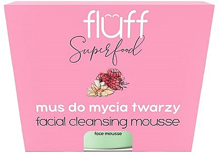 Gesichtsmousse mit Himbeere und Mandel - Fluff Facial Cleansing Mousse Raspberry & Almonds — Bild N1