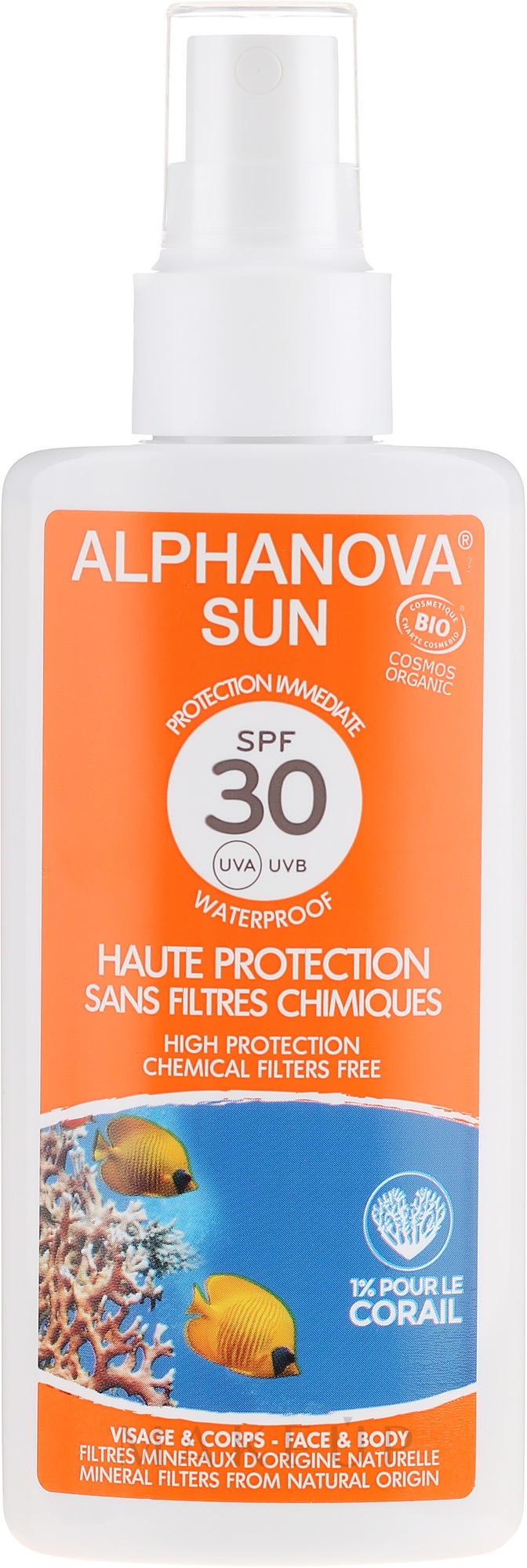 Sonnenspray - Alphanova Sun Protection Spray SPF 30 — Bild 125 g