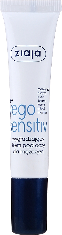 Glättende Augencreme für Männer - Ziaja Yego Sensitiv Smoothing Eye Cream For Men — Bild N1
