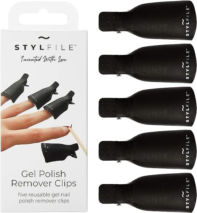 Clips zum Entfernen von Hybridlack - Stylideas Stylfile Gel Polish Remover Clips  — Bild N1