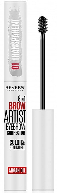 Augenbrauen-Gel-Korrektor - Revers 8in1 Brow Artist Eyebrow Corrector — Bild N1