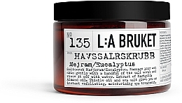 Düfte, Parfümerie und Kosmetik Körperpeeling - L:A Bruket No. 135 Salt Scrub Marjoram/Eucalyptus