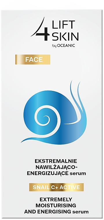 Intensiv feuchtigkeitsspendendes und glättendes Gesichtsserum - Lift4Skin Snail C+ Serum