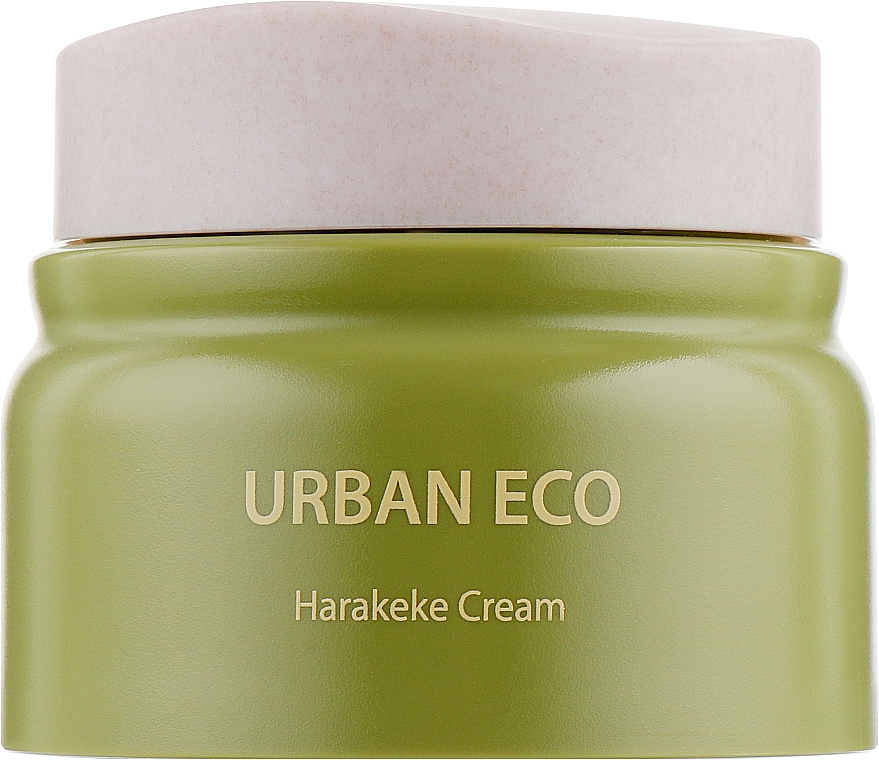 Feuchtigkeitsspendende und regenerierende Gesichtscreme mit Harakeke-Extrakt, Hyaluronsäure, Ringelblumenblütenwasser und Manuka-Honig - The Saem Urban Eco Harakeke Cream — Bild N1