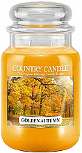 Düfte, Parfümerie und Kosmetik Duftkerze im Glas Golden Autumn - Country Candle Golden Autumn