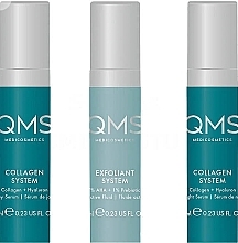 Düfte, Parfümerie und Kosmetik Gesichtspflegeset - QMS Collagen + Exfoliant Set Medium (Gesichtsserum 7mlx2 + Gesichtsfluid 7ml)