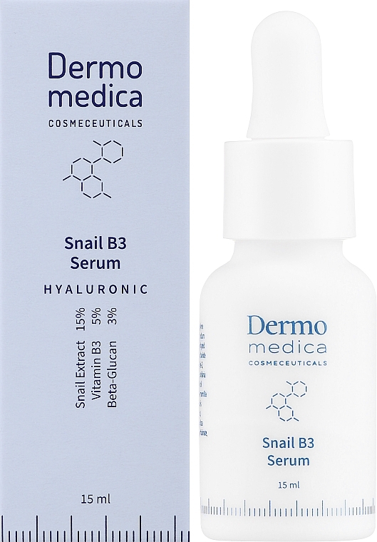 Serum mit Vitamin B3 und Schneckenschleim - Dermomedica Hyaluronic Snail B3 Serum — Bild N2