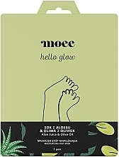 Feuchtigkeitsspendende Fußmaske mit Aloe-Saft und Olivenöl - Moee Hello Glow — Bild N1