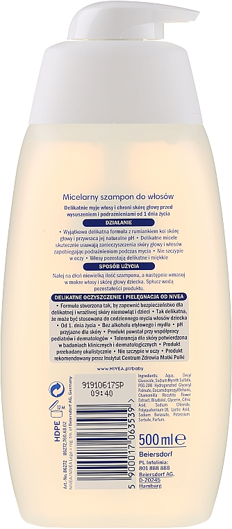 Mizellenshampoo für Kinder - NIVEA Baby Micellar Mild Shampoo — Foto N5