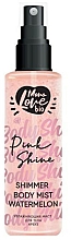 Düfte, Parfümerie und Kosmetik Körpernebel mit Wassermelone - MonoLove Bio Shimmer Body Mist Watermelon Pink Shine
