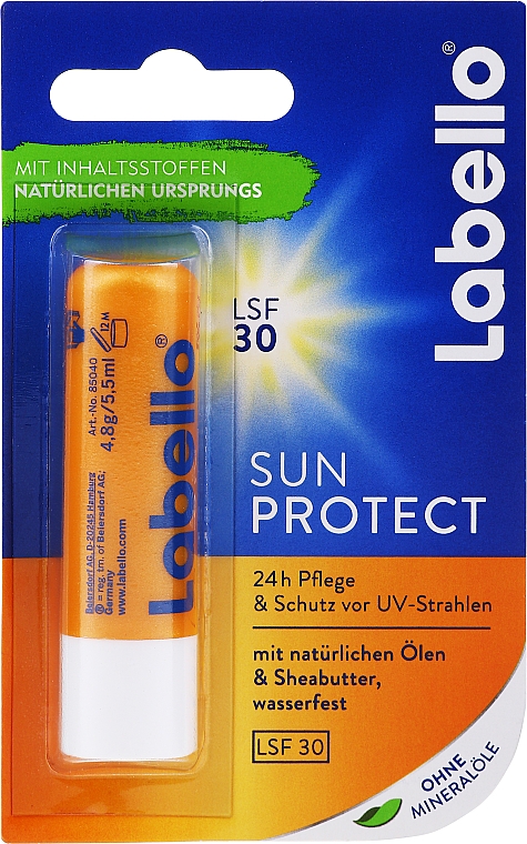 Lippenbalsam mit Sonnenschutz SPF 30 - Labello Sun Protect SPF30 — Bild N1