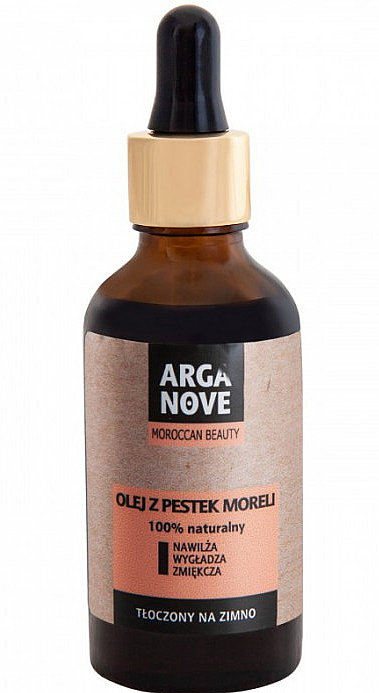 Natürliches Aprikosenkernöl unraffiniert - Arganove Maroccan Beauty Unrefined Apricot Kernel Oil — Bild N1