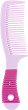 Haarkamm mit gummiertem Griff 499835 rosa - Inter-Vion — Bild N1