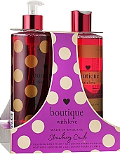 Düfte, Parfümerie und Kosmetik Set - Grace Cole Boutique With Love Duo Strawberry Crush (b/wash/500ml + h/wash/500ml)
