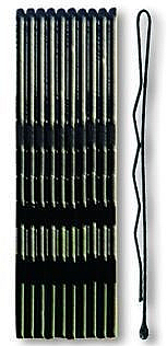 Haarspangen schwarz 10 St. - Deni Carte WK-6 — Bild N1