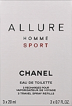 Chanel Allure Homme Sport - Eau de Toilette (3x20ml Refill) — Bild N1