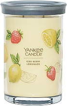 Düfte, Parfümerie und Kosmetik Duftkerze mit Ständer Eis-Beeren-Limonade mit 2 Dochten - Yankee Candle Iced Berry Lemonade Tumbler