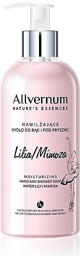 Hand- und Duschseife mit Lilia und Mimosa - Allvernum Nature's Essences Hand And Shower Soap — Bild N1