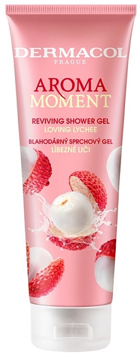 Duschgel Lychee  - Dermacol Aroma Moment Loving Lychee Reviving Shower Gel — Bild N1