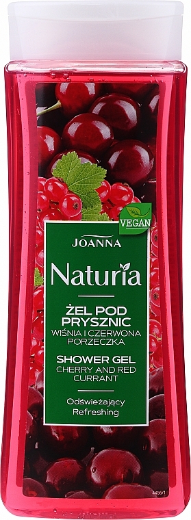 Duschgel "Kirsche und rote Johannisbeere" - Joanna Naturia Cherry and Red Currant Shower Gel — Bild N1
