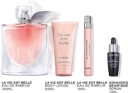 Düfte, Parfümerie und Kosmetik Lancome La Vie Est Belle - Duftset (Eau de Parfum 100ml + Eau de Parfum 10ml + Konzentrat 10ml + Körperlotion 50ml)