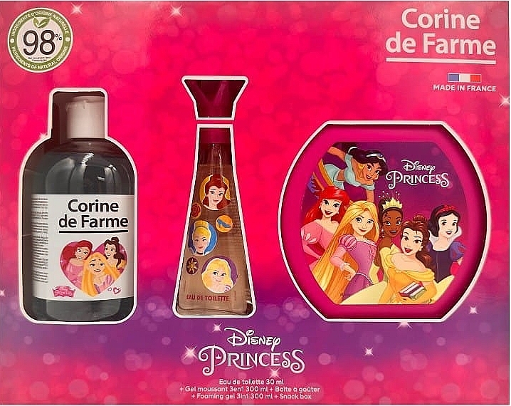 Corine De Farme Princess - Set (edt/30ml + sh/gel/300ml + acc/1pc)  — Bild N1