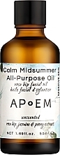 Düfte, Parfümerie und Kosmetik Beruhigendes Hagebuttenöl - APoEM Calm Rosehip Oil