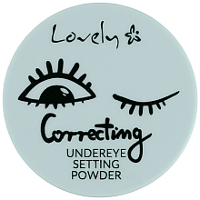 Düfte, Parfümerie und Kosmetik Augenpuder - Lovely Under Eye Correcting Setting Powder
