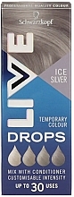 Düfte, Parfümerie und Kosmetik Haarfärbetropfen - Live Drops Ice Silver Temporary Color