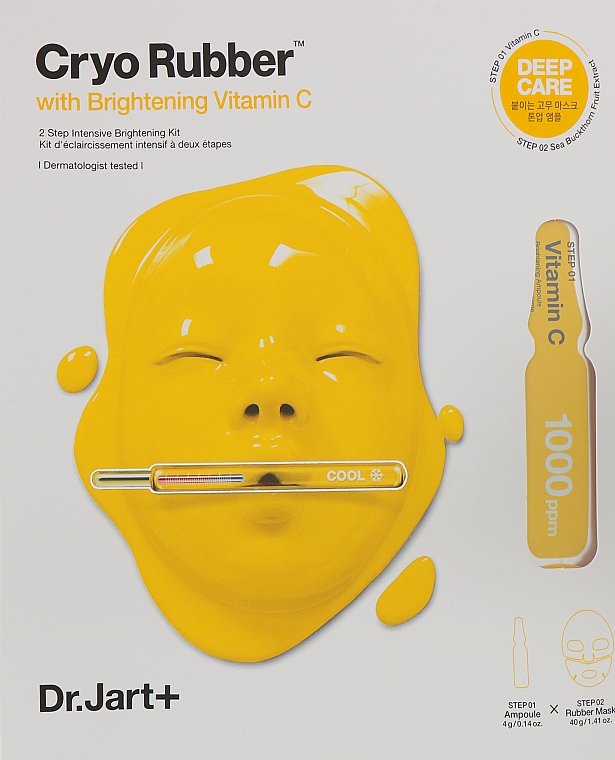 Alginat-Maske mit Vitamin C - Dr. Jart+ Cryo Rubber With Brightening Vitamin C — Bild N1