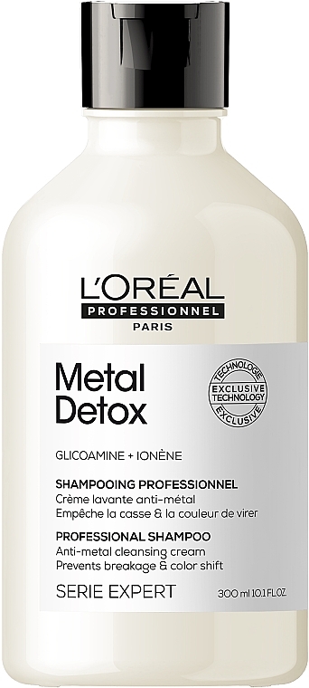 Professionelles Shampoo gegen Metallablagerungen nach Haarfärbung oder -aufhellung - L'Oreal Professionnel Metal Detox Anti-metal Cleansing Cream Shampoo — Foto N1