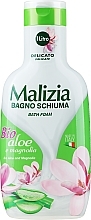 Badeschaum - Malizia Bath Foam Bio Aloe and Magnolia — Bild N1