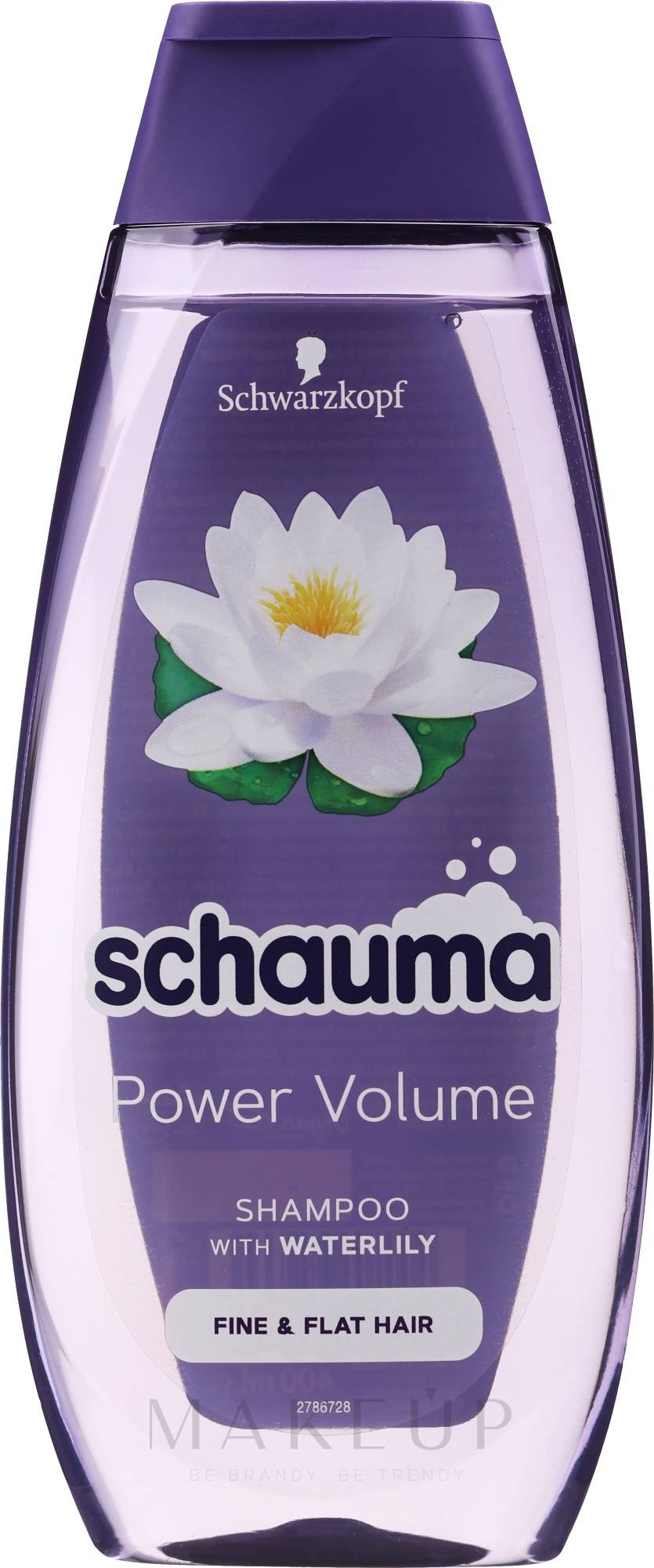 Volumen-Shampoo für feines, plattes Haar - Schwarzkopf Schauma Power Volume 48H Plump Up Shampoo — Bild 400 ml
