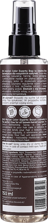 Tonisierendes Spray für braunes Haar - Marion Color Esperto Color Toning Brown Hair Spray — Bild N2