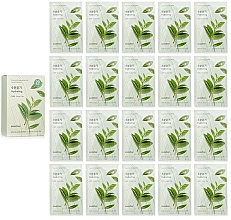 Düfte, Parfümerie und Kosmetik Tuchmasken-Set für das Gesicht Grüner Tee - Mizon Joyful Time Essence Mask (20x23g)