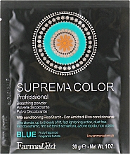 Bleichpulver - FarmaVita Suprema Color Blue Bleaching Powder (Mini) — Bild N1