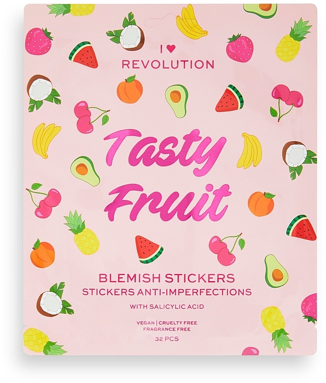 Gesichtsreinigungsstreifen - I Heart Revolution Tasty Fruit Blemish Stickers — Bild N1