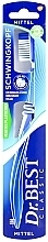 Düfte, Parfümerie und Kosmetik Zahnbürste mittel blau - Dr. Best Swing Head Toothbrush