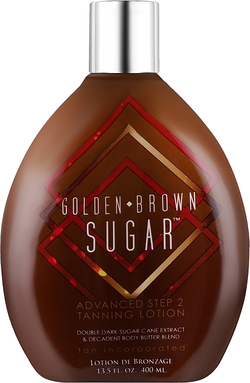 Bräunungscreme im Solarium mit Bronzern und braunem Zucker - Tan Incorporated Golden Brown Sugar Advanced Step 2 Bronzer — Bild N1