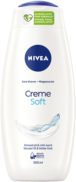 Feuchtigkeitsspendende Creme-Duschgel mit Mandel-Öl - NIVEA Bath Care Creme Soft Shower Gel — Bild N2