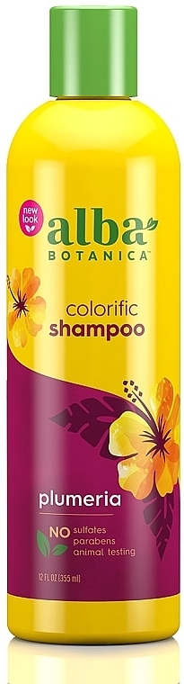Regenerierendes Shampoo mit Frangipani-Extrakt - Alba Botanica Natural Hawaiian Shampoo Colorific Plumeria — Bild N1