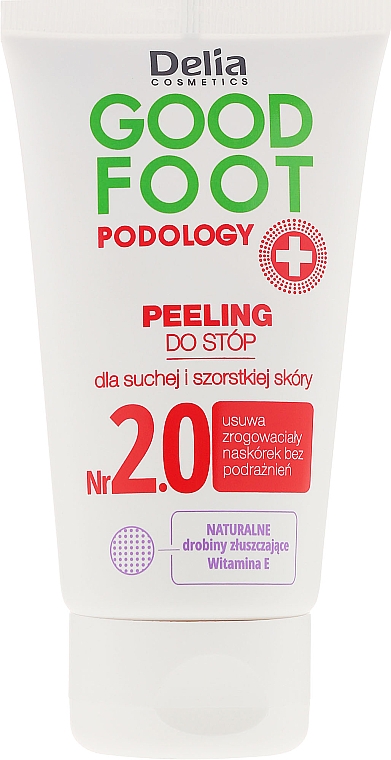 Fußpeeling für trockene und raue Haut - Delia Cosmetics Good Foot Podology Nr 2.0 — Bild N1