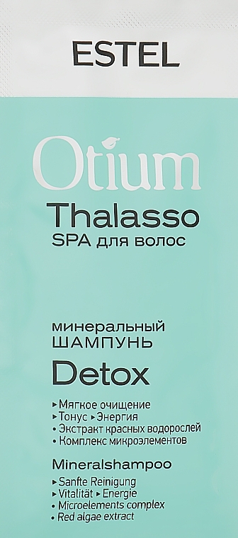 GESCHENK! Mineralisches Haarshampoo - Estel Professional Otium Thalasso Detox Mineral Shampoo (Probe)  — Bild N1