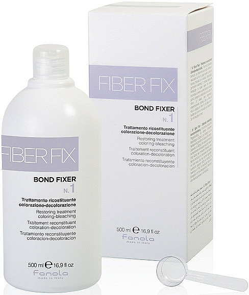 Regenerierende Behandlung für gefärbtes und gebleichtes Haar - Fanola Fiber Fix Bond Fixer №1 — Bild N1