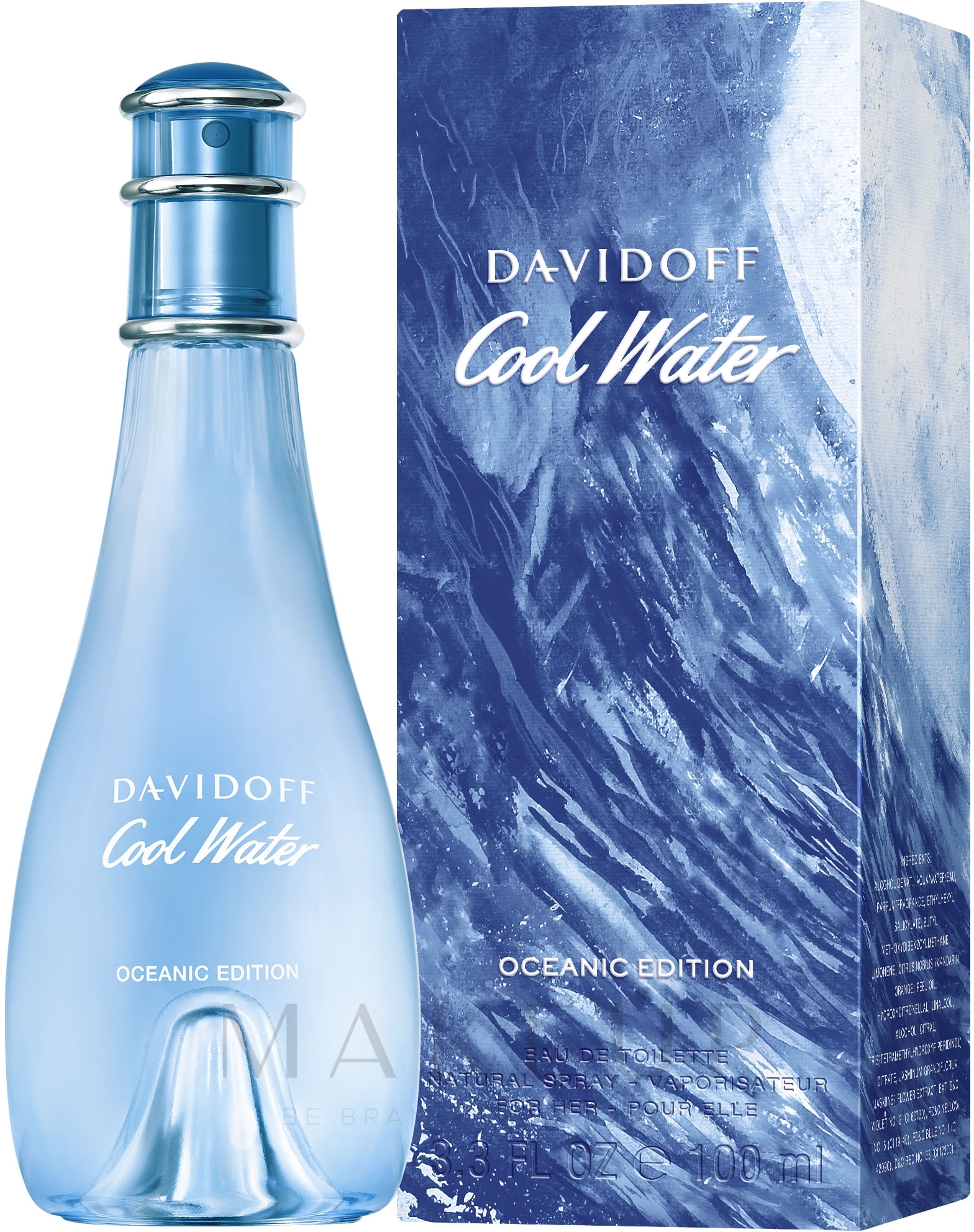 Davidoff Cool Water Woman Oceanic Edition - Eau de Toilette — Bild 100 ml